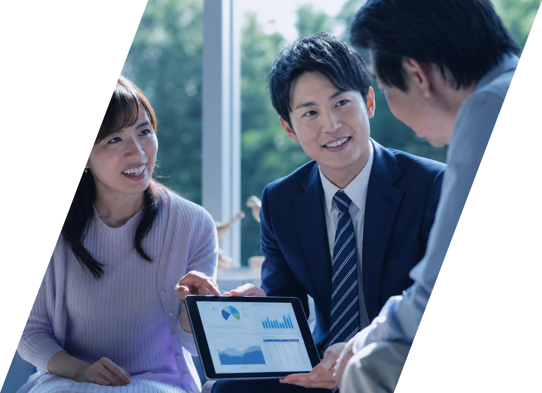 組合運営を支援するアドバイザーの様子